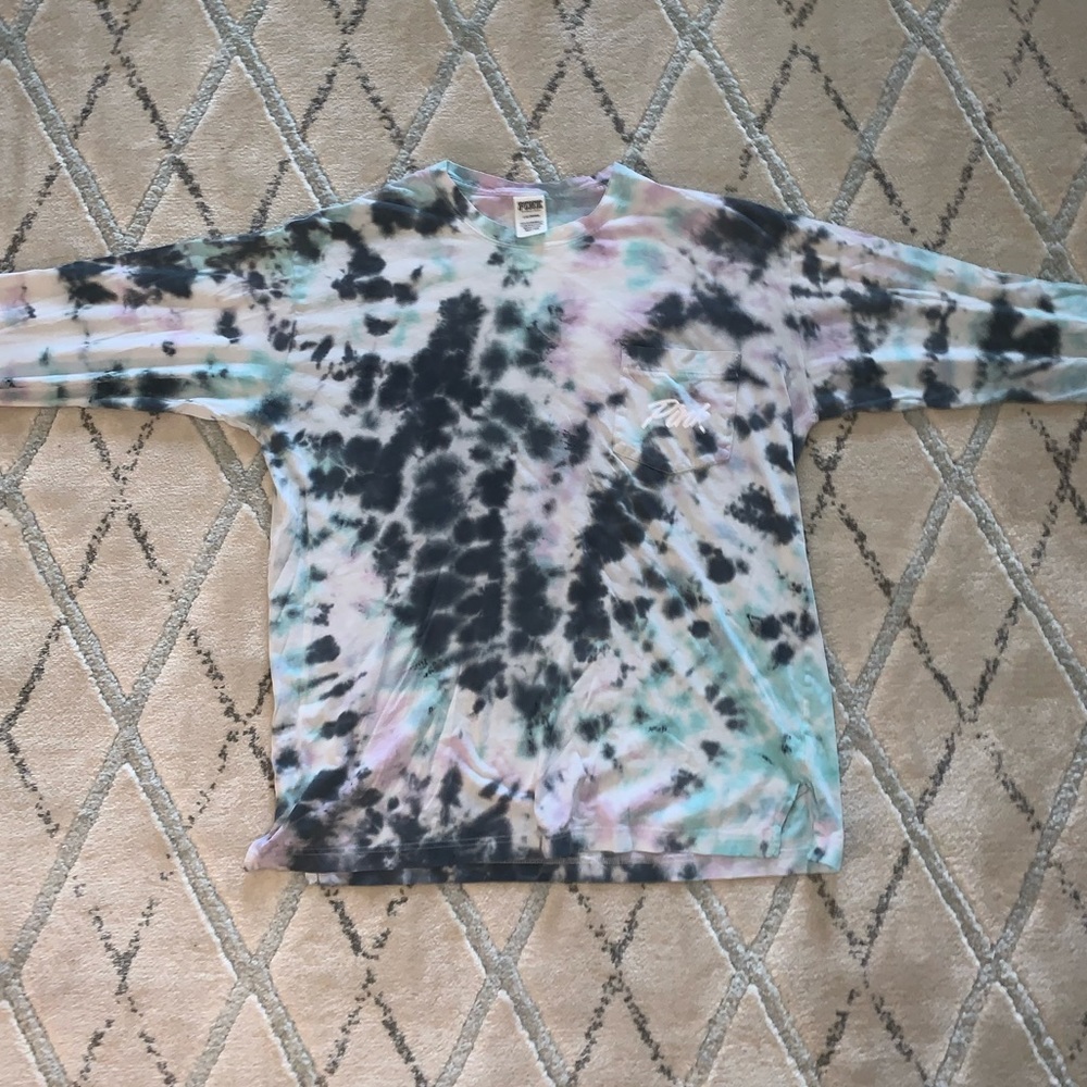 Tie-Dye PINK Long Sleeve Shirt
